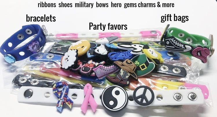 Bows, ribbons, gems, shoes