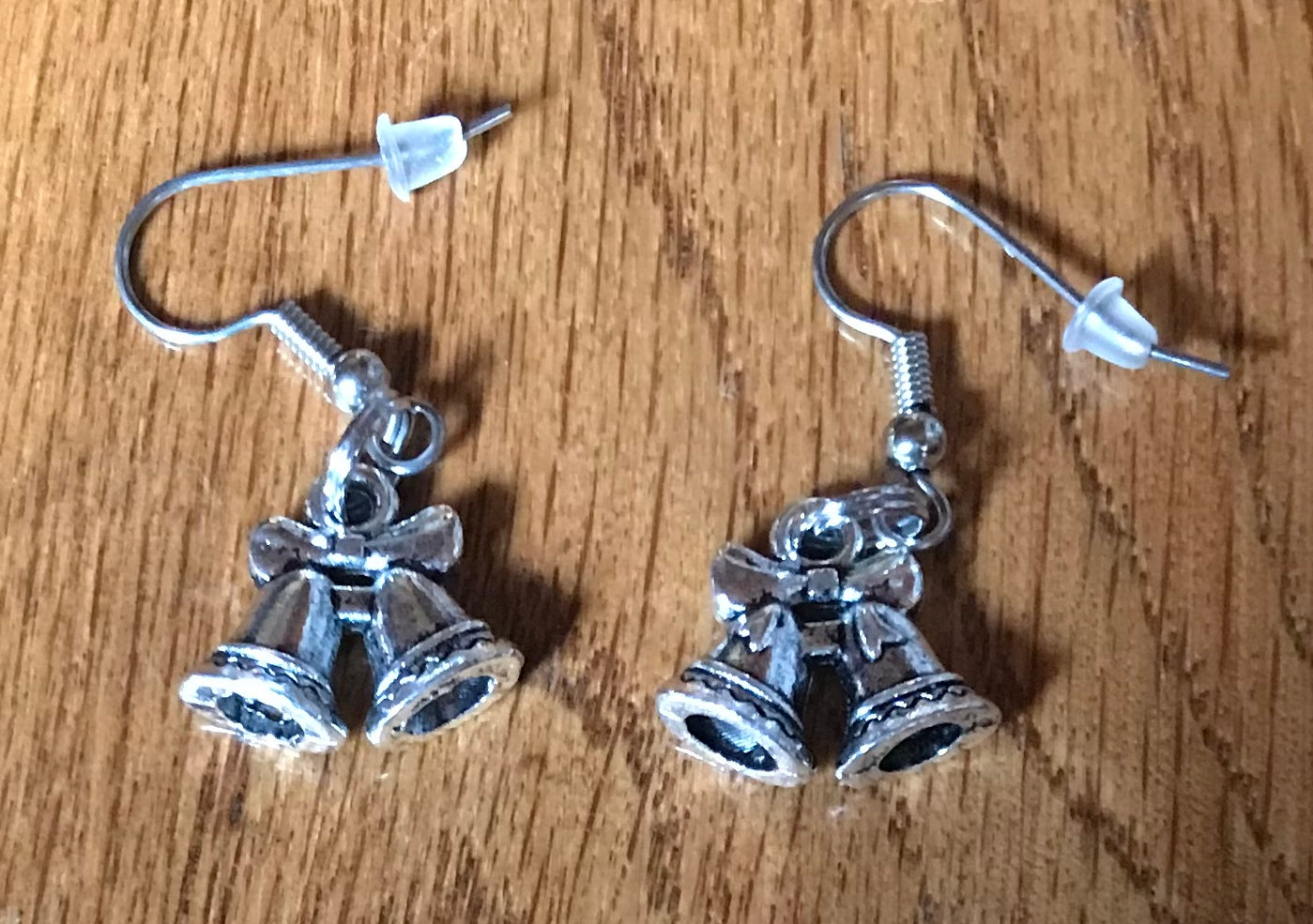 Christmas dangle earrings, alloy charms, Santa, snowman, gift, tree, stocking, mittens, snowflakes, wreath, bells, gifts, stocking stuffers, fast shipping