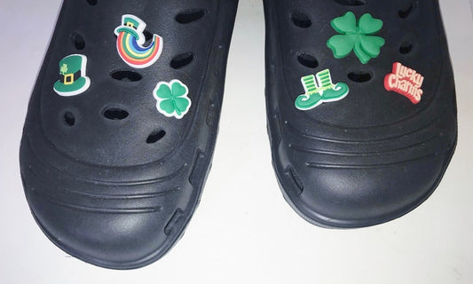 St. Patricks Day shoe charms