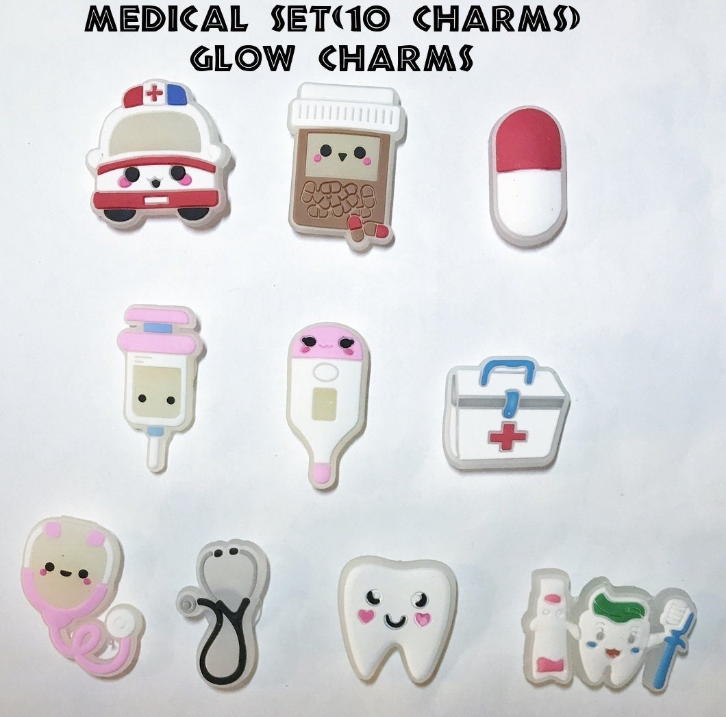 Medical shoe charm sets-reduced prices