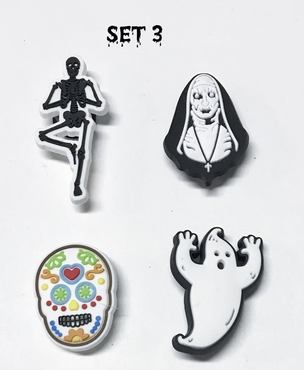 Halloween themed shoe charm sets-reduced prices