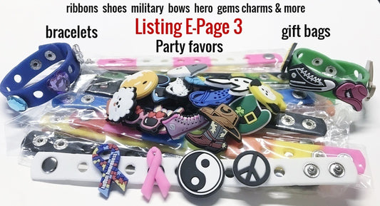 Clearance Shoe charms cartoon and movie themed, big hero, skylanders, drew, descendants, more